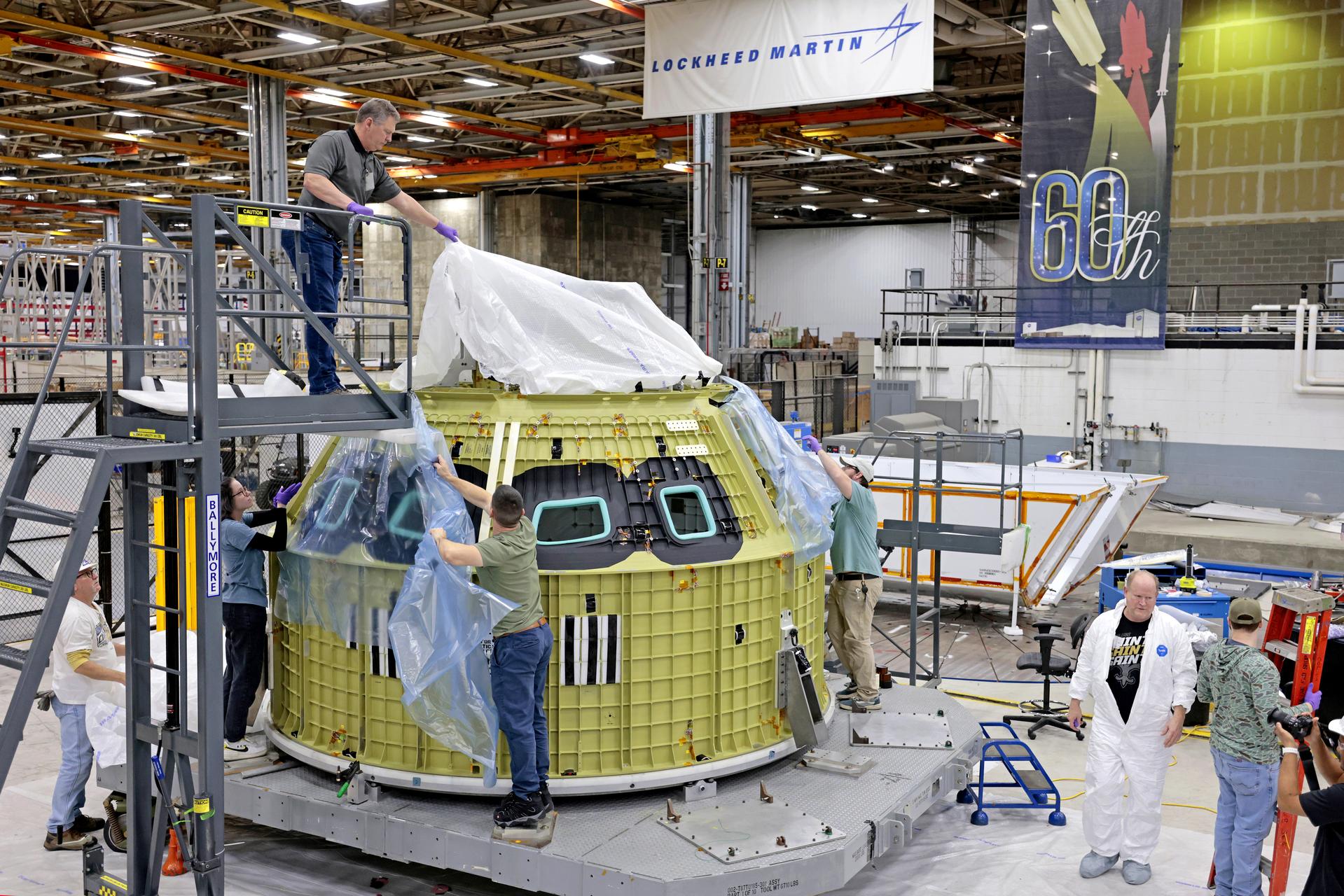 Artemis IV Orion Pressure Vessel Shipped to KSC 